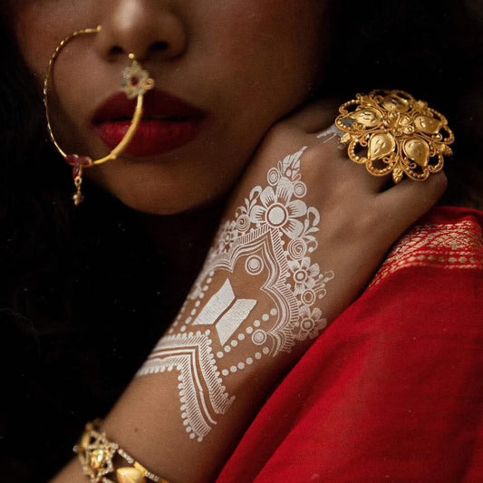 BTS - Pearl Henna-Inspired Body Art