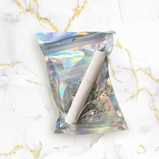 Rhinestone with Glue